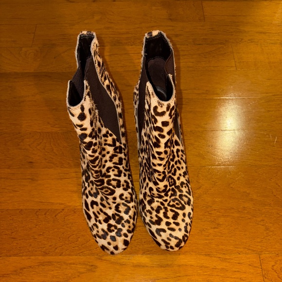 Sam Edelman Shoes - Sam Edelman Animal Print Ankle Booties Size 8.5